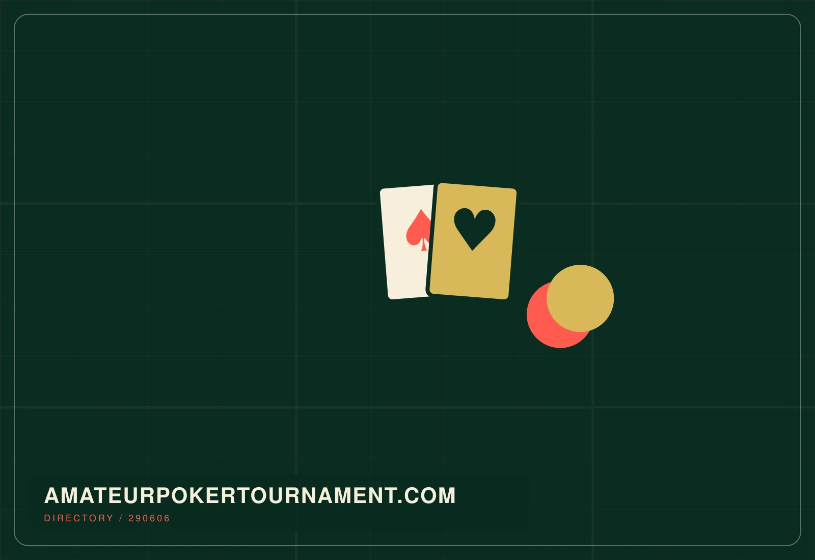 Abstract editorial artwork created for amateurpokertournament.com